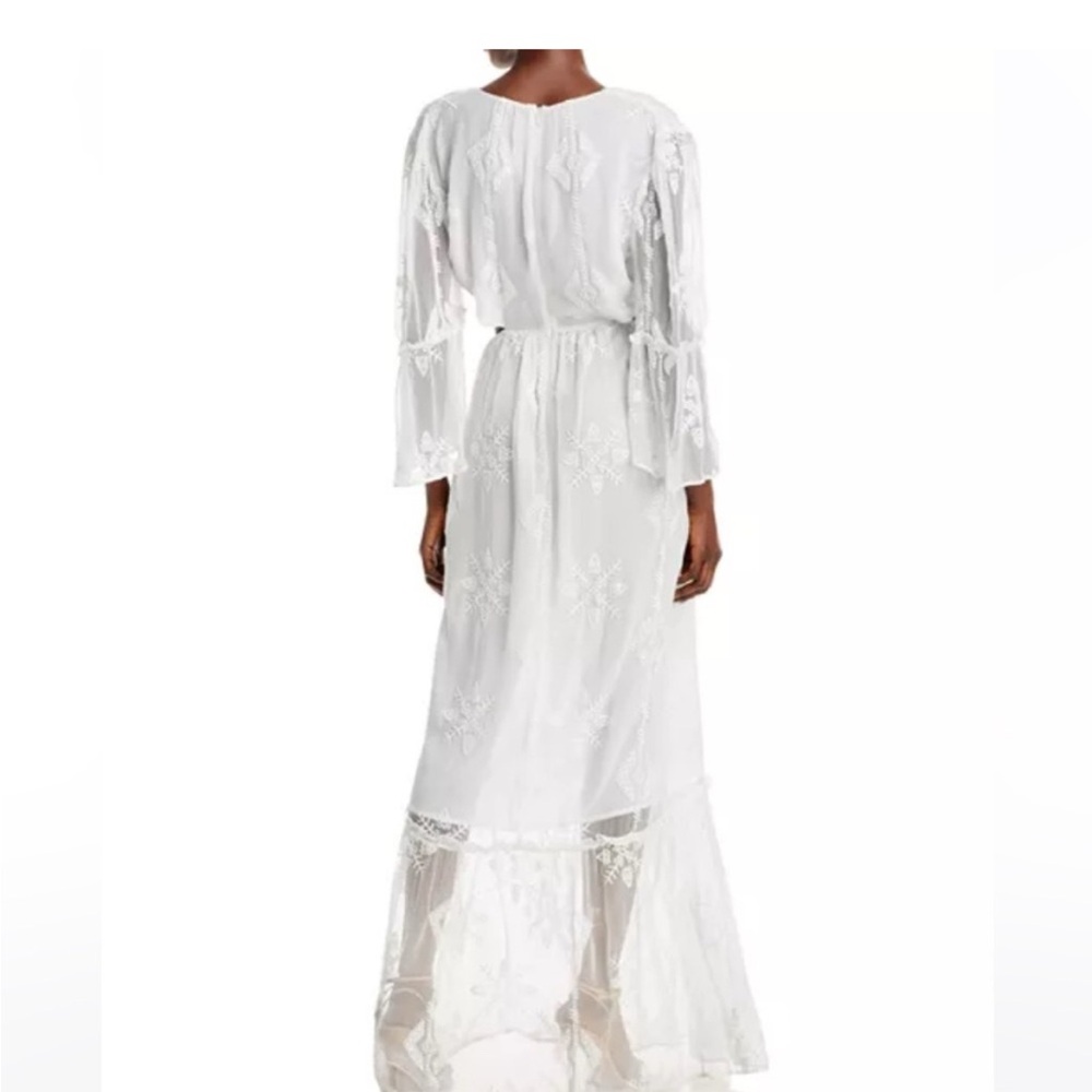 Ramy Brook Freddie Maxi Dress In White XS - Picture 2 of 8